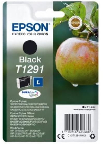 Epson originalna kartuša T1291, črna (C13T12914012)