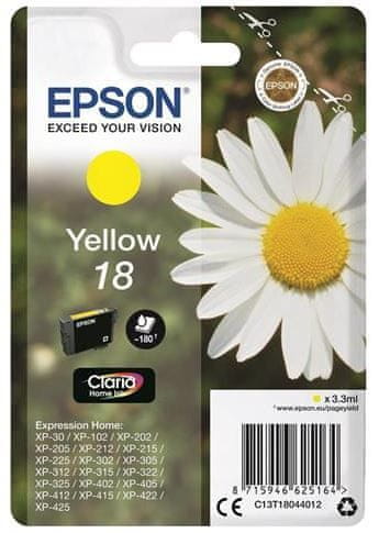 Epson kartuša 18, rumena (C13T18044012)