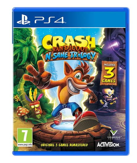 Activision Crash bandicoot N.sane trilogija (PS4)