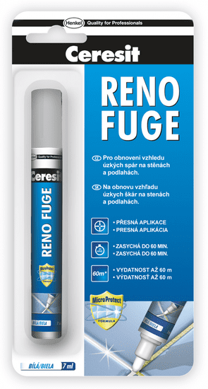 Ceresit korekturno pisalo za fuge Reno Fuge 7ml, belo