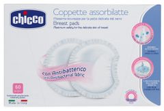Chicco antibakterijski tamponi za modrčke, 60 kosov
