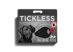 Tickless Pet ultrazvočni odganjalec klopov in bolh, črn