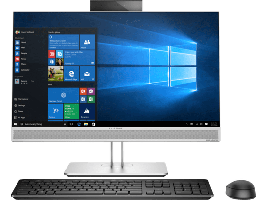 HP AiO računalnik EliteOne 800 G3 i7-7700/8GB/512GB SSD/23,8FHD Touch/IntelHD630/Win10Pro (1ND00EA)