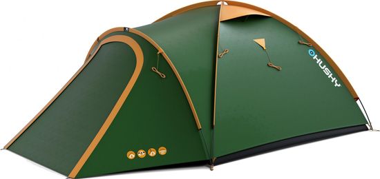 Husky šotor Bizon 3 os classic, zelen