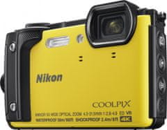 Nikon Coolpix W300 digitalni fotoaparat, podvodni, rumen
