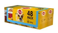 Pedigree Vital Protection žepki mesa v želeju za odrasle pse, 48 x 100 g