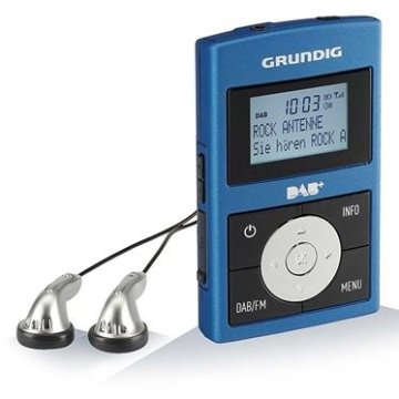 Grundig radijski sprejemnik MICRO 75 DAB +, modro/siv