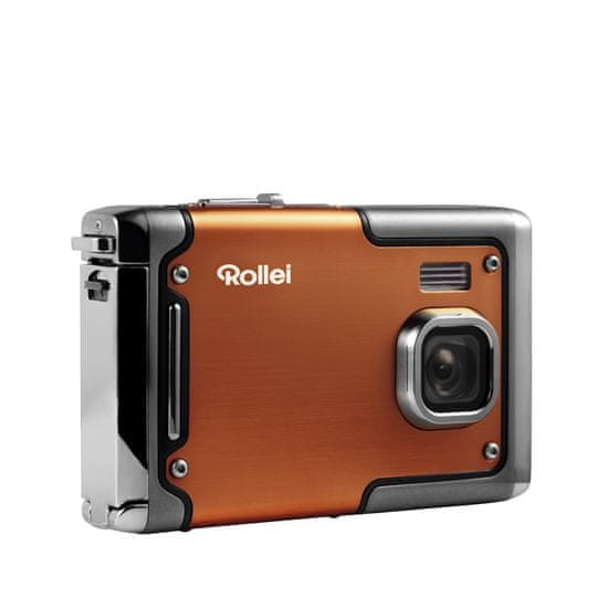 Rollei digitalni fotoaparat Sportsline 85, podvodni, oranžen - odprta embalaža