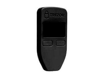 Trezor One kriptodenarnica za Bitcoin in alternativne kriptovalute, črna