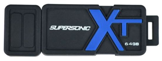 Patriot USB ključek Supersonic Boost XT 64 GB, USB 3.0, gumirano ohišje