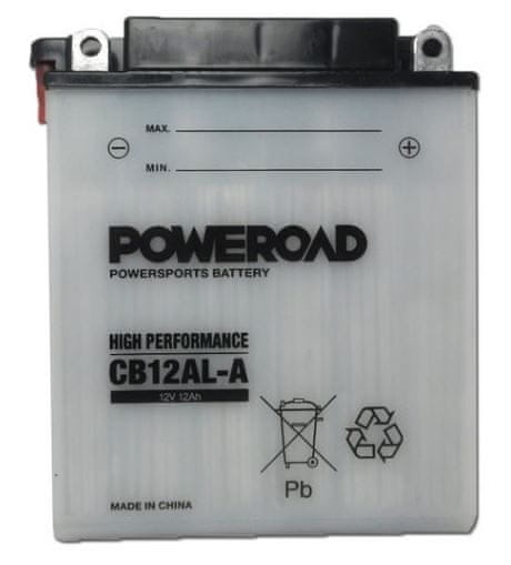 Poweroad akumulator za motor CB12AL-A (standardni, 12V 14Ah)