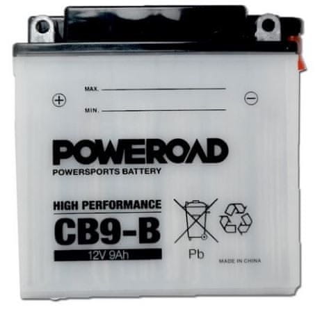 Poweroad akumulator za motor CB9-B (standardni, 12V 9Ah)