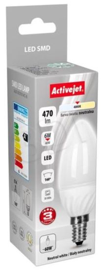 ActiveJet LED žarnica 6 W, E14, nevtralna