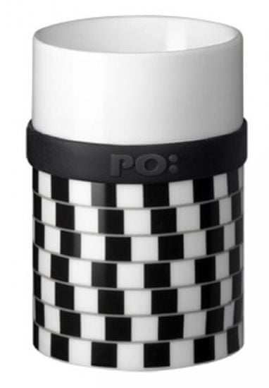 PO Ring Mug porcelanast lonček Illusion 200 ml