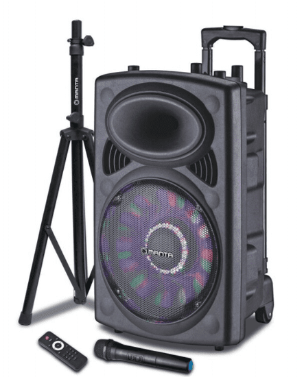 Manta prenosni zvočni sistem za karaoke SPK5018 Powell