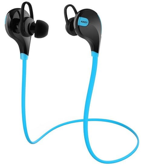 Aukey športne Bluetooth skušalke V-4.1, modre - Odprta embalaža