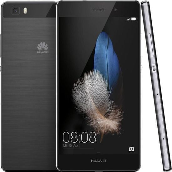 Huawei GSM teleon P8 Lite, črn