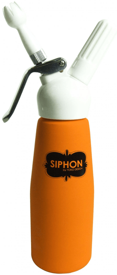 Yoko Design steklenica za stepanje smetane, oranžna