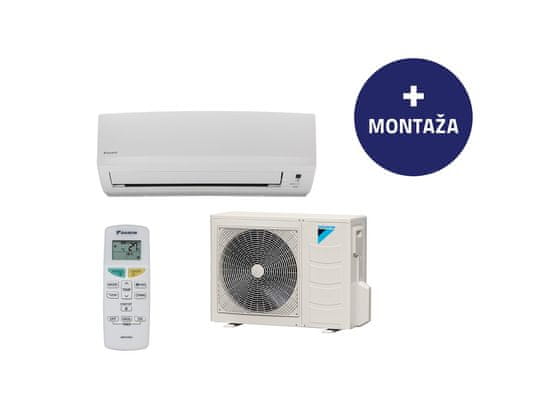 Daikin stenska klimatska naprava Bluevolution BOP FTXB35C / RXB35C, z montažo