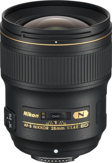 Nikon objektiv Nikkor AF-S 28 mm f/1,4E ED