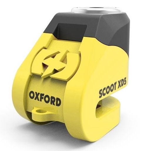 Oxford ključavnica za disk Scoot XD5, rumena
