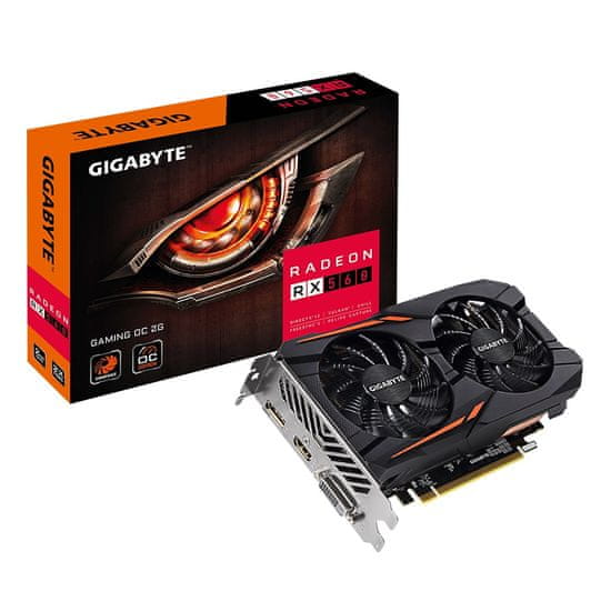 Gigabyte grafična kartica Radeon RX 560 Gaming OC 2GB GDDR5, PCI-E 3.0