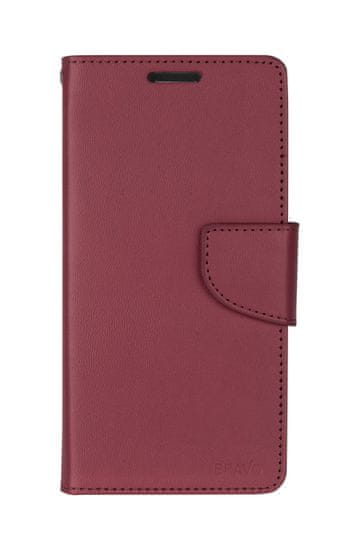 Goospery preklopna torbica Bravo Diary za Samsung Galaxy S8 Plus G855, bordo rdeča