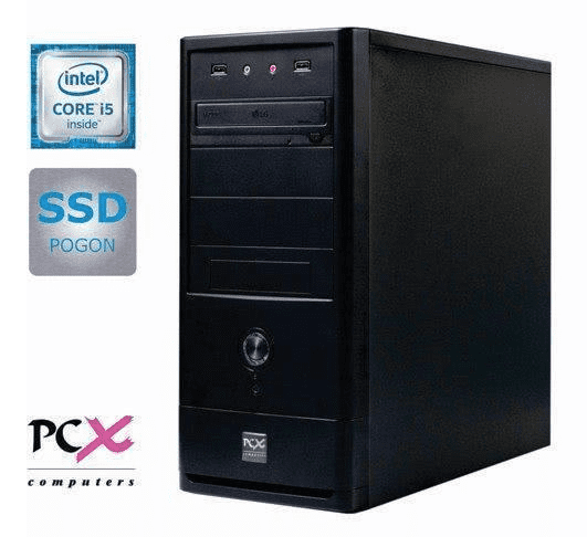 PCX namizni računalnik EXACT 4205 i5-7400/8GB/SSD240GB/FreeDOS