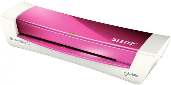 Leitz laminator iLam Home Office A4, kovinsko rožnat