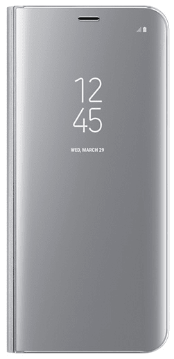 Samsung preklopni ovitek Clear View za Samsung Galaxy S8 Plus, srebrn