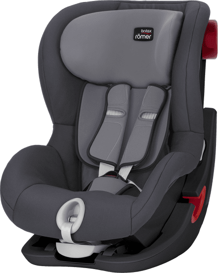 Britax Römer avtosedež skupina 1 King II Black Series, Storm Grey - Odprta embalaža