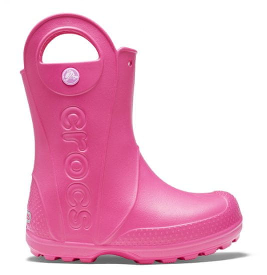 Crocs otroški škornji Handle It Rain Boot, roza
