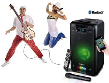 Manta prenosni zvočni sistem za karaoke SPK5026 NIKE 2 - Odprat embalaža