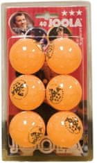 Joola žogice za namizni tenis Rossi, 6 kosov, oranžne