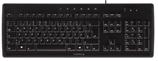 Cherry tipkovnica Stream 3.0, črna, USB, SLO, DE - odprta embalaža