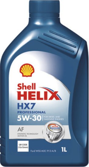 Shell motorno olje Helix HX7 Professional AF 5W-30, 1L
