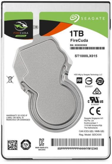 Seagate trdi disk FireCuda 1TB 5400, 2,5, 128MB - odprta embalaža