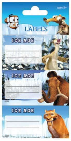 Disney etiketa za zvezek Ice Age 9/1