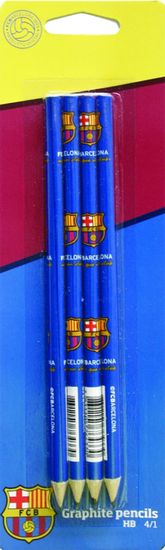 FC Barcelona grafitni svinčnik, 4/1, blister