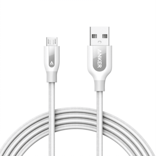 Anker Powerline+ Micro USB kabel, 1,8 m, bel