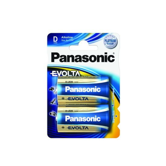 Panasonic baterija Evolta LR20EGE/2BP, 2 kosa