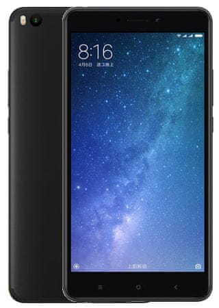 Xiaomi GSM telefon Mi Max 2, črn