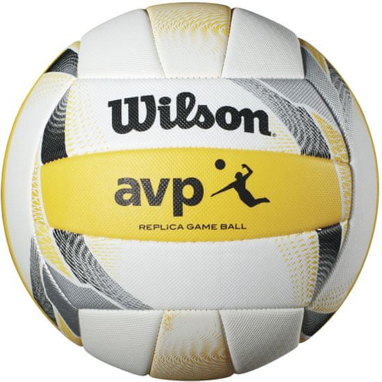 Wilson žoga za odbojko Avp II Replica Beach, bela/rumena