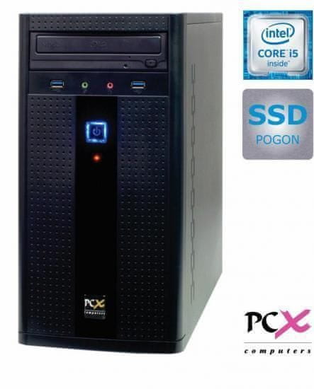 PCX namizni računalnik Exam F2029 i5-7400/8GB/SSD240 GB/FreeDOS (PCX EXAM F2029) - odprta embalaža