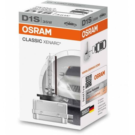 Osram žarnica ksenonska XENARC - 35W D1S (Xenon) - Classic - Odprta embalaža