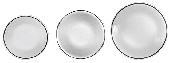 Pierre Cardin Fossil set porcelanastih krožnikov, 18 kosov