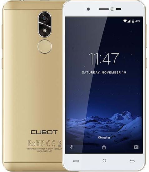 Cubot GSM telefon R9 2GB/16GB, Dual SIM, zlat