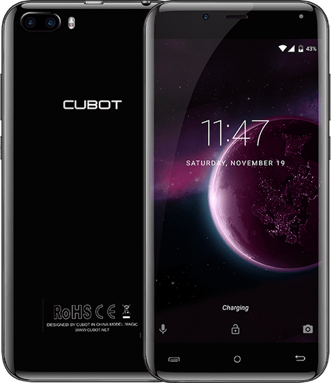 Cubot mobilni telefon Magic 3GB/16GB, Dual SIM, črn
