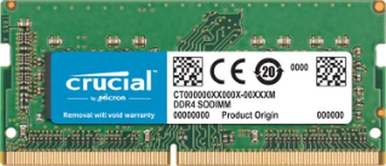 Crucial RAM SODIMM DDR4 16GB, PC4-19200, 2400MT/s, CL17, SR x8 za Mac (CT16G4S24AM)
