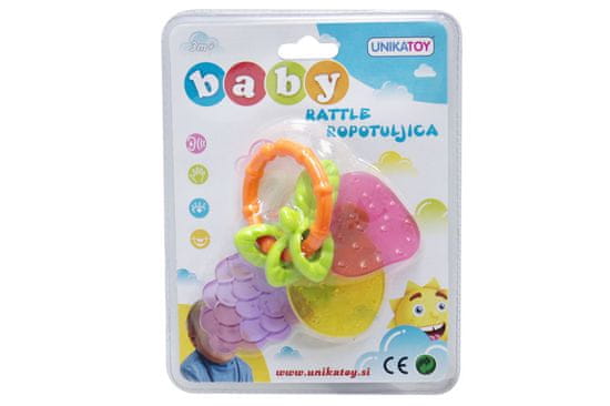 Unikatoy ropotulja Baby sadje, blister 24974